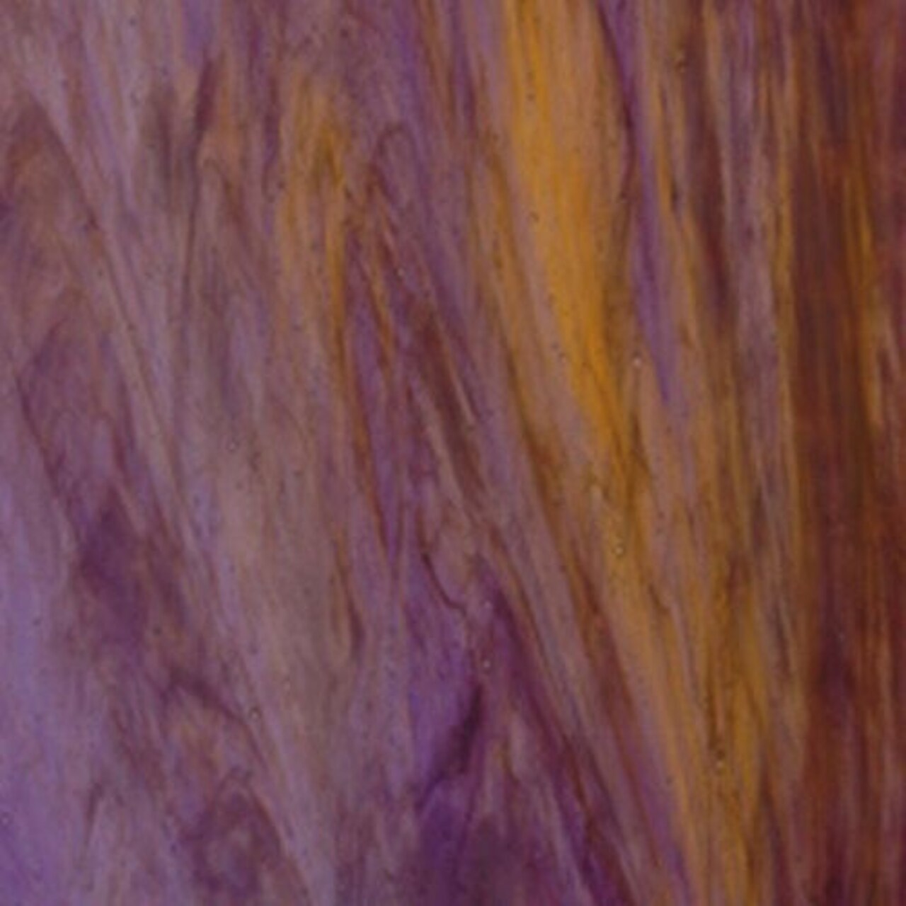 Wissmach Stained Glass Sheet: Violet, Medium Amber and White, Wisspy Opal
